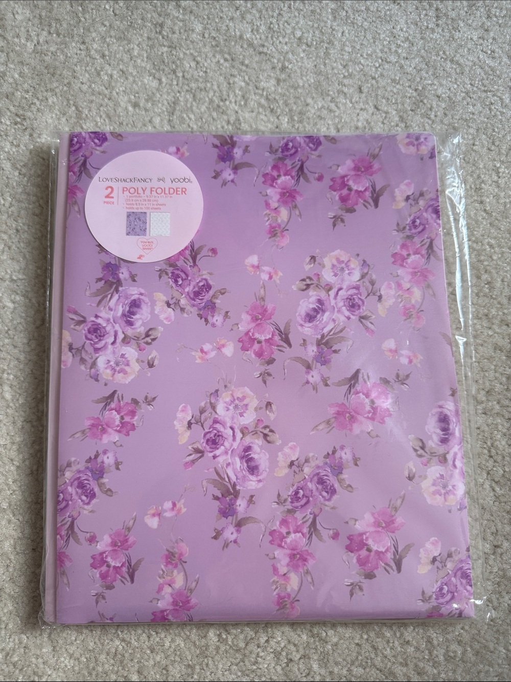 LoveShackFancy x Target 2 Poly Folder
